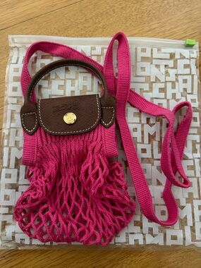 LONGCHAMP LE PLIAGE FILET XS MESH BAG